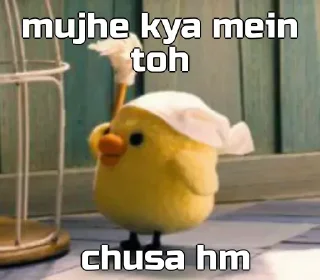 🤣 emoji Mujhe kya 2.0 pamk @r_squared_rishabh — @stckrRobot Telegram sticker 12 of 24