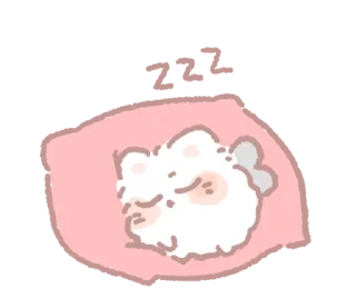 😴 emoji my little pome @deazzle Telegram sticker 4 of 23