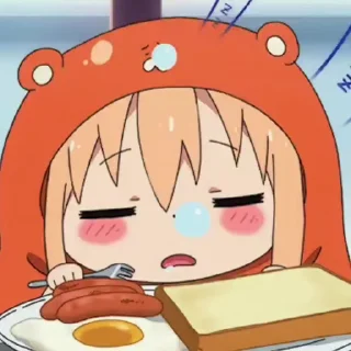 😪 emoji AnimeMomemts × @burntpacks Telegram sticker 1 of 50