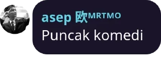 Sticker from tidak tau aku hanya bosan.