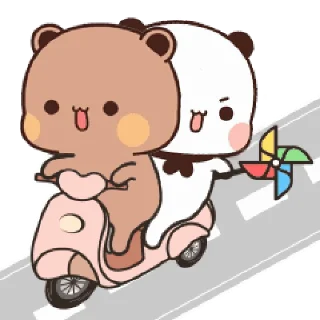 🛵 emoji Bubu & Dudu I @BubuDuduBears Telegram sticker 9 of 50
