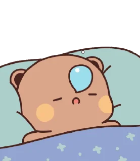 😴 emoji Bubu & Dudu I @BubuDuduBears Telegram sticker 18 of 50
