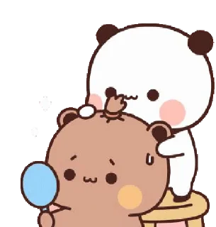 😂 emoji Bubu & Dudu I @BubuDuduBears Telegram sticker 11 of 50