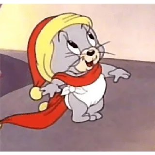 Sticker from tom and jerry