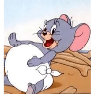 😀 emoji tom and jerry Telegram sticker 8 of 30