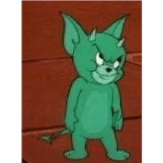 Sticker from tom and jerry