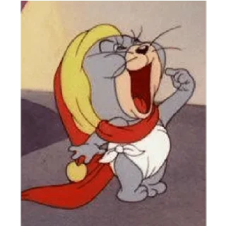 Sticker from tom and jerry
