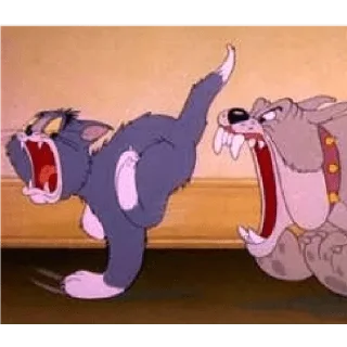 Sticker from tom and jerry