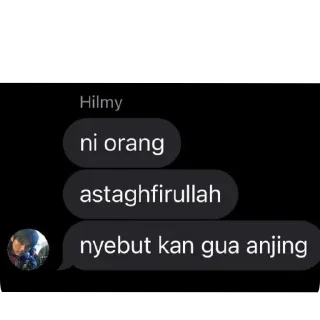 Sticker from Punya saya.