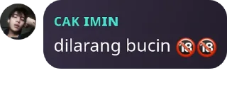 Sticker from pecinta bangsa