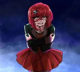 🍎 emoji Yumeno Himiko [InariChuu] Telegram sticker 9 of 19