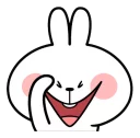 Sticker from Spoiled Rabbit Face