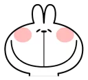 Sticker from Spoiled Rabbit Face