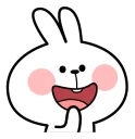 Sticker from Spoiled Rabbit Face