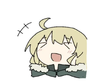 ⭐ emoji 少女終末旅行のスタンプ @moe_sticker_bot Telegram sticker 6 of 40