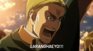 Sticker from shingeki no pico