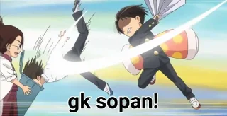 Sticker from shingeki no pico