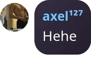 Sticker from axel