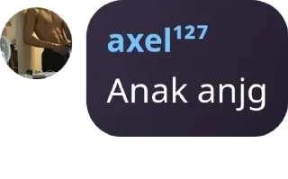 Sticker from axel