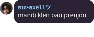 Sticker from axel😡