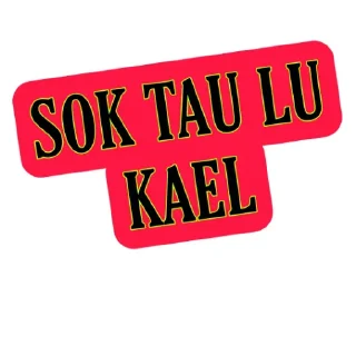 Sticker from Pemuda asu