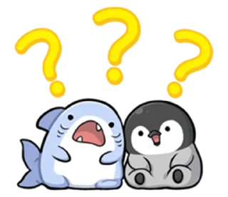 ⭐ emoji 胖鯊魚鯊西米4 @Stickers_AChansp Telegram sticker 20 of 112