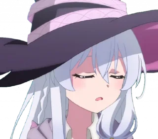 😦 emoji Majo no Tabitabi Telegram sticker 10 of 116