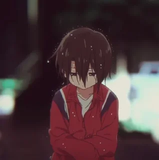 ☹ emoji Yuzuru Nishimiya @stikeranimeniebg Telegram sticker 20 of 20