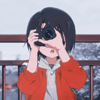 📸 emoji Yuzuru Nishimiya @stikeranimeniebg Telegram sticker 1 of 20