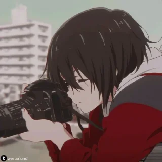📷 emoji Yuzuru Nishimiya @stikeranimeniebg Telegram sticker 15 of 20