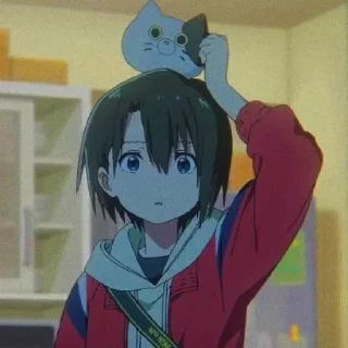 😰 emoji Yuzuru Nishimiya @stikeranimeniebg Telegram sticker 18 of 20