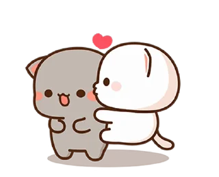 😙 emoji 蜜桃貓和小伙伴8 @moe_sticker_bot Telegram sticker 17 of 26