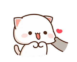 😉 emoji 蜜桃貓和小伙伴8 @moe_sticker_bot Telegram sticker 13 of 26