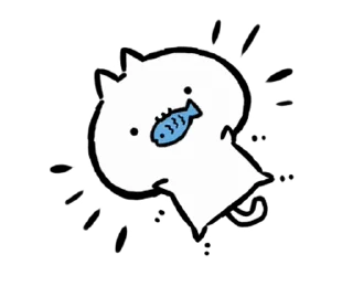 🐱 emoji ₍ 𑀝ᥙᴛᥱ ⲙ᧐᥎iᥒg ᥴᥲᴛ ₎ ˚₊· ♡ @mewsticks Telegram sticker 4 of 24