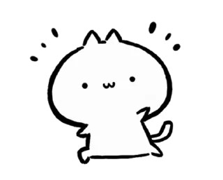 🐱 emoji ₍ 𑀝ᥙᴛᥱ ⲙ᧐᥎iᥒg ᥴᥲᴛ ₎ ˚₊· ♡ @mewsticks Telegram sticker 20 of 24