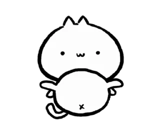 🐱 emoji ₍ 𑀝ᥙᴛᥱ ⲙ᧐᥎iᥒg ᥴᥲᴛ ₎ ˚₊· ♡ @mewsticks Telegram sticker 21 of 24