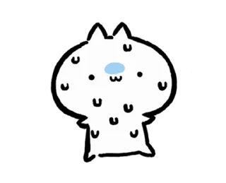 🐱 emoji ₍ 𑀝ᥙᴛᥱ ⲙ᧐᥎iᥒg ᥴᥲᴛ ₎ ˚₊· ♡ @mewsticks Telegram sticker 7 of 24