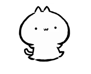 🐱 emoji ₍ 𑀝ᥙᴛᥱ ⲙ᧐᥎iᥒg ᥴᥲᴛ ₎ ˚₊· ♡ @mewsticks Telegram sticker 6 of 24