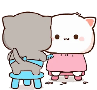 💇 emoji @Gifs_Gallery Peach ❤️ Goma Telegram sticker 17 of 45