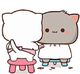 💇 emoji @Gifs_Gallery Peach ❤️ Goma Telegram sticker 16 of 45