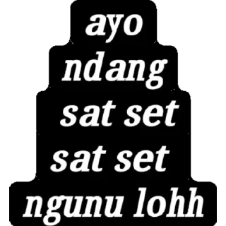 Sticker from baca