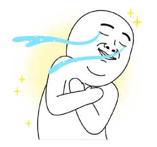 ⭐ emoji 雙下巴阿北 10 @moe_sticker_bot Telegram sticker 8 of 24
