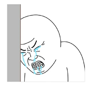 ⭐ emoji 雙下巴阿北 10 @moe_sticker_bot Telegram sticker 12 of 24