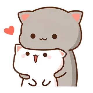 🥰 emoji 蜜桃猫_B站装扮表情 Telegram sticker 1 of 30