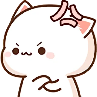 😡 emoji 蜜桃猫_B站装扮表情 Telegram sticker 14 of 30