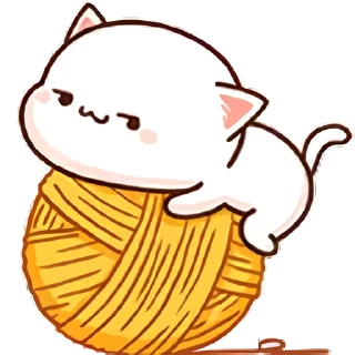 🥴 emoji 蜜桃猫_B站装扮表情 Telegram sticker 10 of 30
