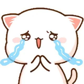 😭 emoji 蜜桃猫_B站装扮表情 Telegram sticker 7 of 30