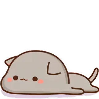 😌 emoji 蜜桃猫_B站装扮表情 Telegram sticker 20 of 30