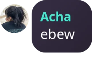 Sticker from acha