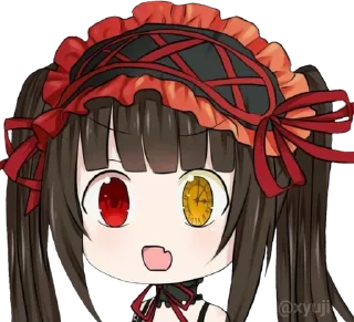 Sticker from Date A Live @AnimeChatVoidX | @Grup_Anime_Chat